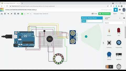 SOCIAL DISTANCING DETECTOR USING ARDUINO