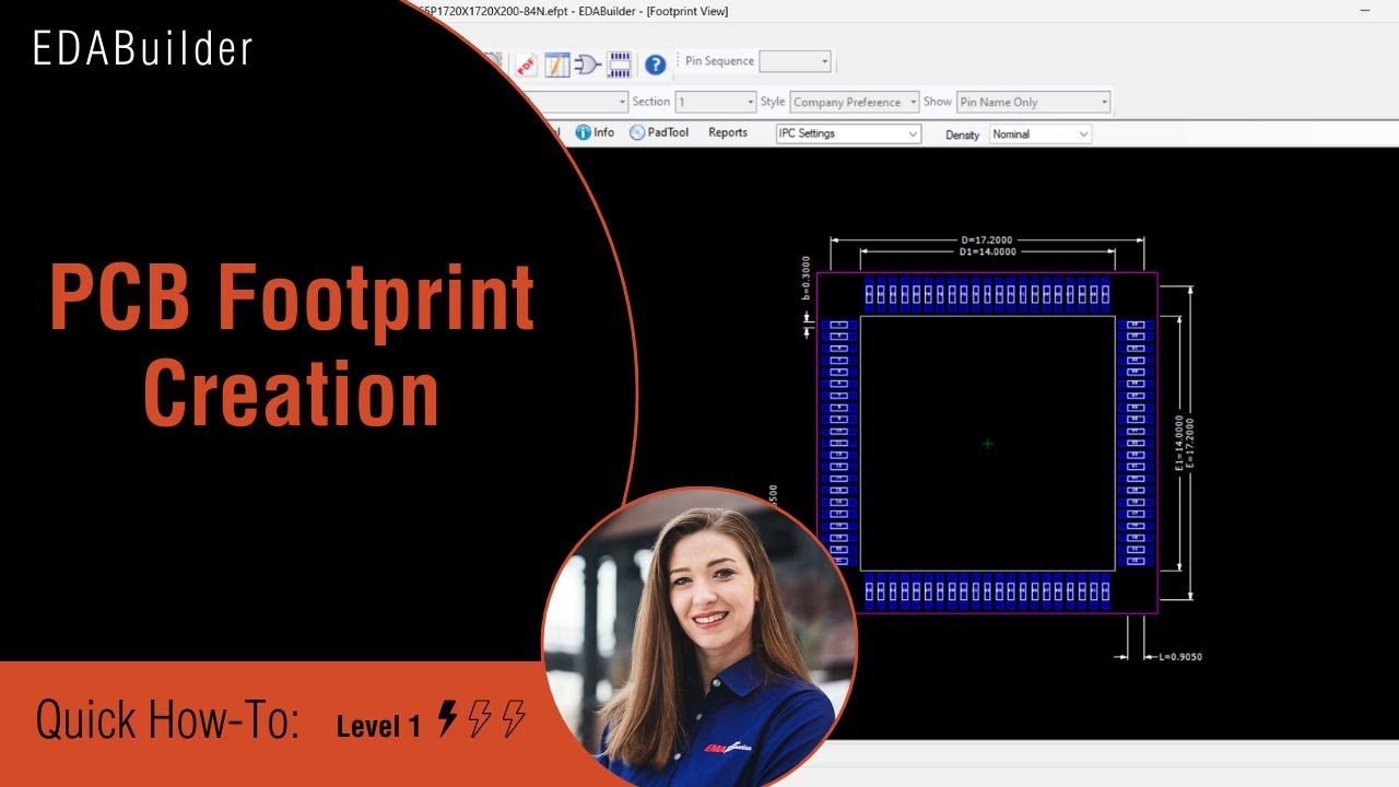 Create PCB Footprint in 5 Minutes - Easy PCB Design Tutorial - YouTube
