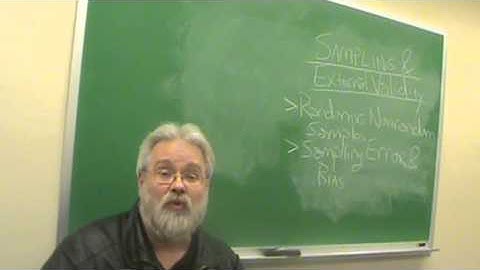 DrH: Sampling & External Validity (Part 2)