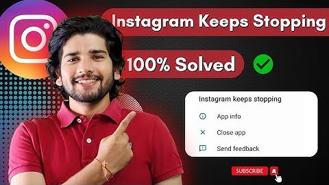 How To Solve Instagram Keeps Stopping Problem in Hindi | How To Fix Keeps Stopping Bug problem 2023