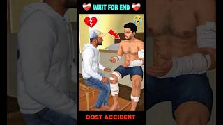 Franklin's best friend got into an accident ❤️‍🩹 in Indian Bike Driving 3D #shorts #gta #gaming