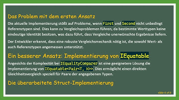 Implementierung von IEqualityComparer für eine unveränderliche generische Paar-Struktur in C#