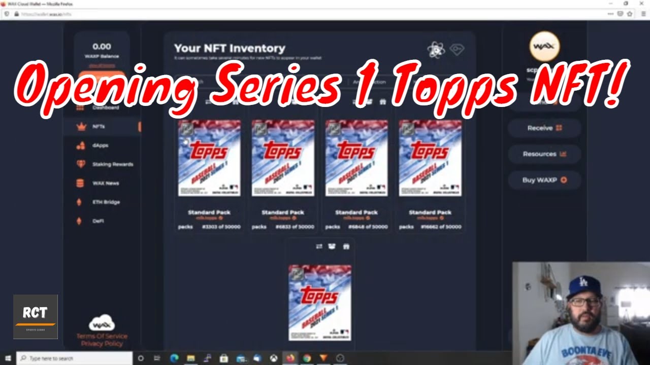 Topps Series 1 NFT Collection Pack Opening!
