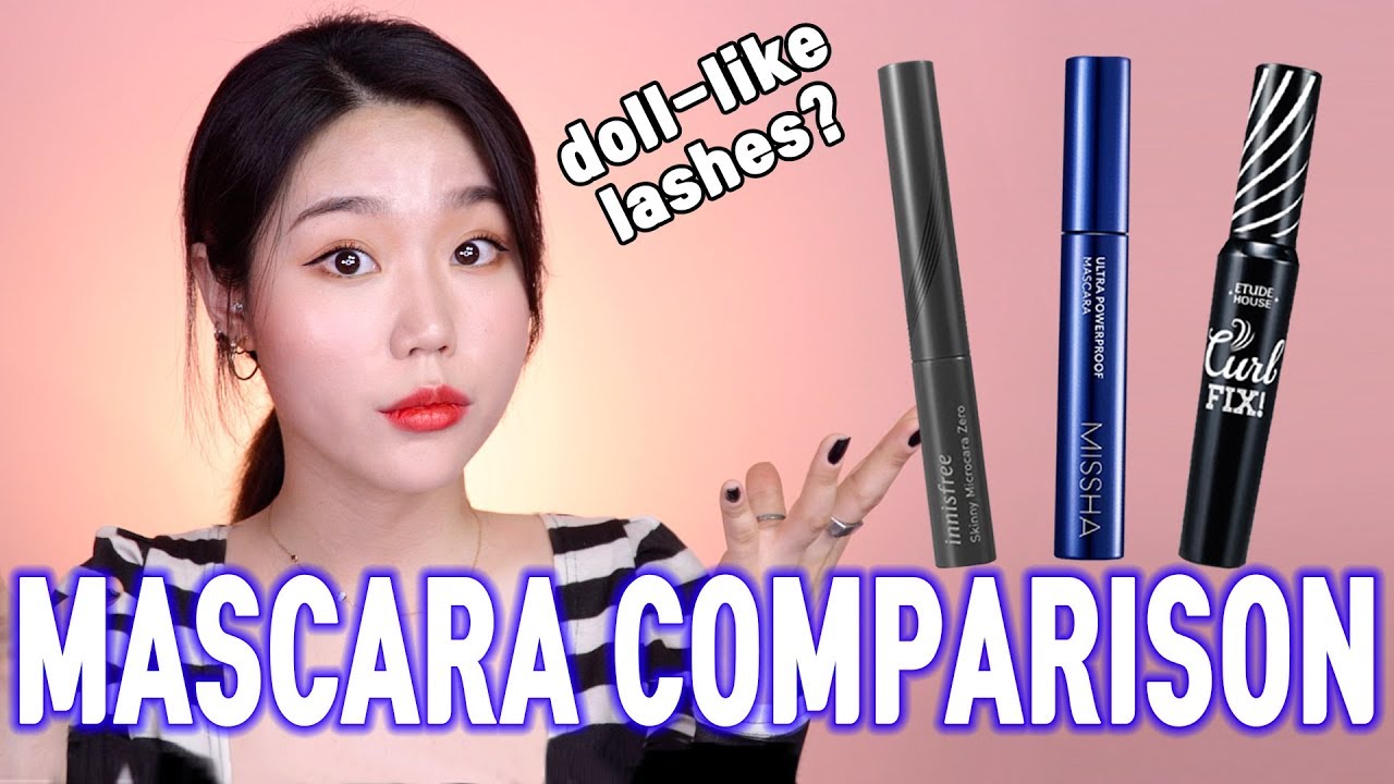 How to make your eyelashes doll-like? With Missha, Innisfree and Etude House.