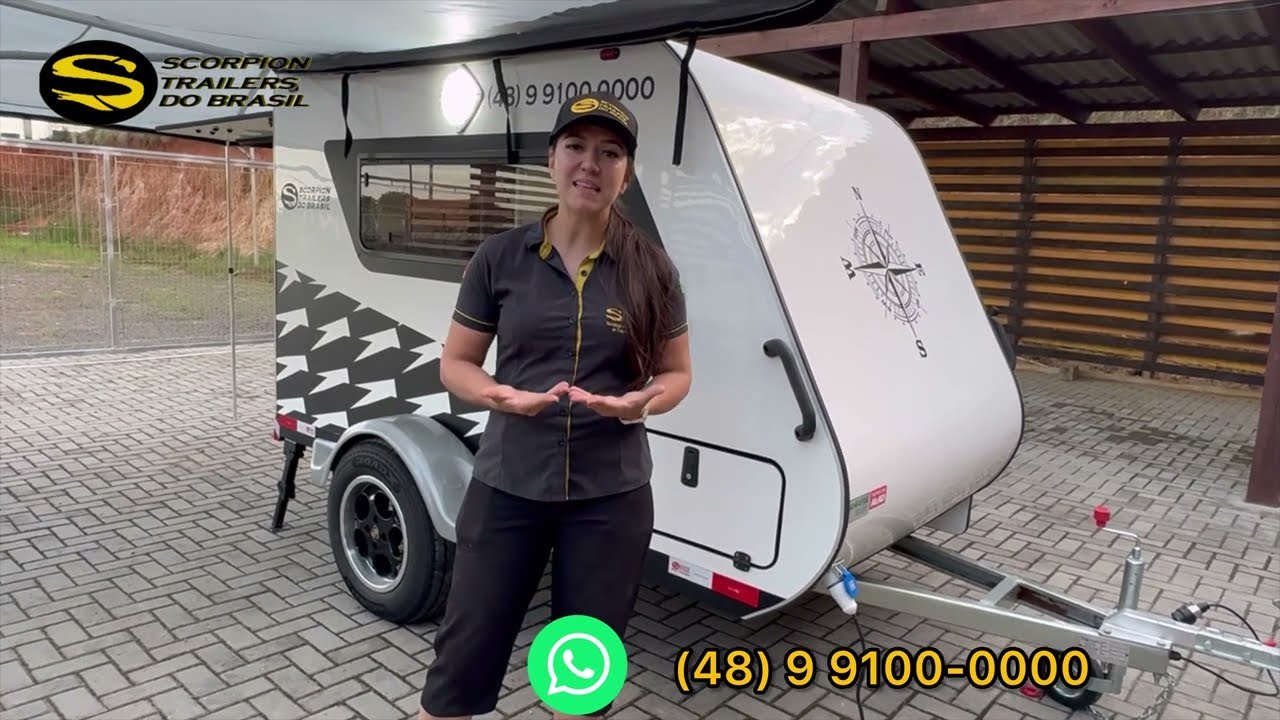 O Mini Trailer mais leve e confortável que você já viu.