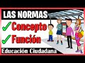 ✔️ Las NORMAS | ¿Qué son las normas? ¿Para qué sirven? | Explicación y Ejemplos.