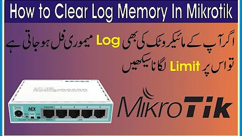 How to Clear Log Memory In Mikrotik | HOW TO CLEAR WINBOX LOGS