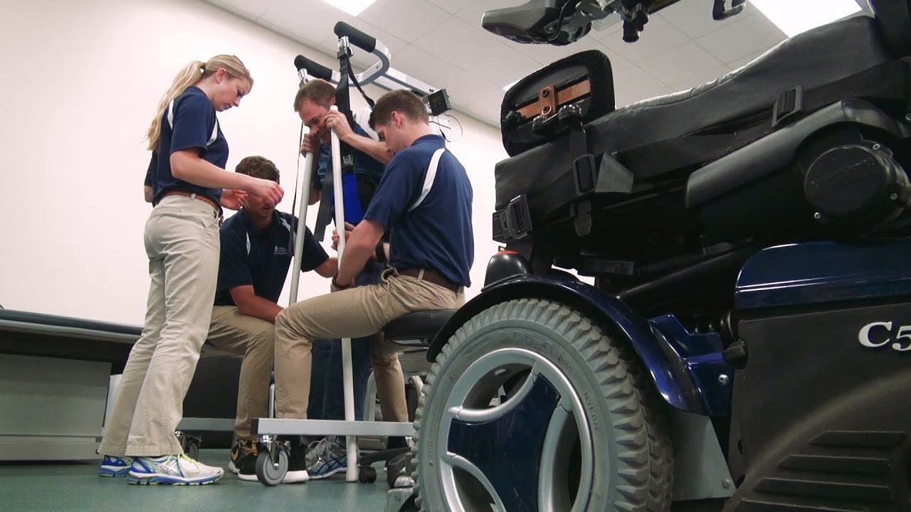 Doctor of Physical Therapy Students Work with Patients