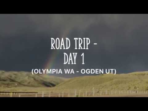 ROAD TRIP DAY 1 | olympia washington ogden utah travel usa america 美国 미국 アメリカ united states may