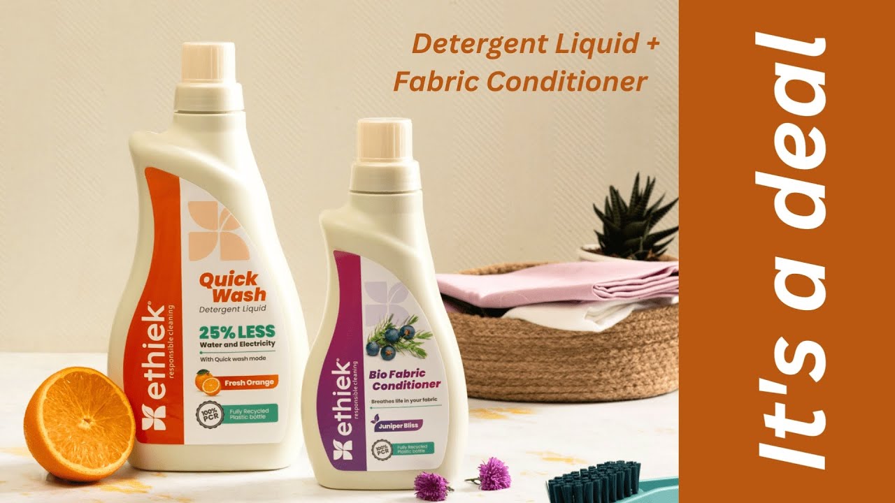 Quick Rinse Liquid Detergent LIMITED OFFER: Ethiek Quick Wash Liquid Detergent with FREE Fabric ...