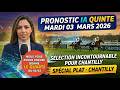 PRONOSTIC IA QUINTE DU JOUR MARDI 03 MARS 2026 : LA SÉLECTION INCONTOURNABLE POUR CHANTILLY !