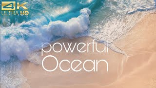 Powerful Ocean 4k (Ultra HD)⎜Relaxing Music⎜Earth from Above⎢Element Water 4k by Mother Earth Nostalgia - 4k and higher 50 views 1 year ago 10 minutes, 28 seconds