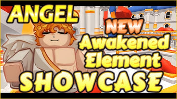 Awakened Angel Element Showcase【Elemental Dungeons/Roblox】