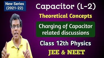 (L-2) Capacitor Theoretical Concepts for JEE preparation. Charge storage changes with capacitance.
