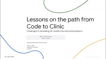 MICCAI Industrial Talk: Lessons on the path from Code to Clinic