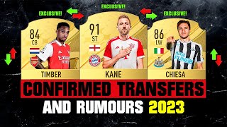 FIFA 23 | NEW CONFIRMED TRANSFERS &amp; RUMOURS! ✅🔥 ft. Chiesa, Timber, Kane… etc