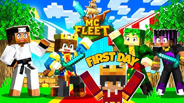 My First Day In @GamerFleet Minecraft Server || MCFLEET 🤯