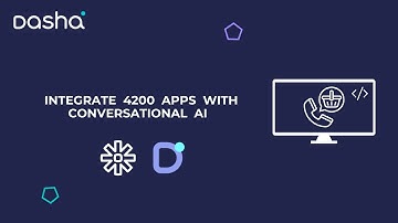Integrate 4200 apps with conversational AI using Dasha and Zapier
