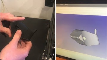making custom SPEAKER BRACKETS with a 3-D printer (creality s10, free cad)