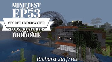 Minetest Gameplay EP53 Secret underwater observatory and BIO Dome
