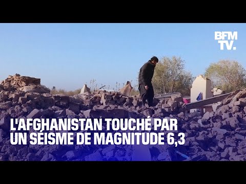 Plus de 2000 morts en Afghanistan, touché par un séisme de magnitude 6,3