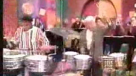 Rudy Regalado with Tito Puente in Telemundo