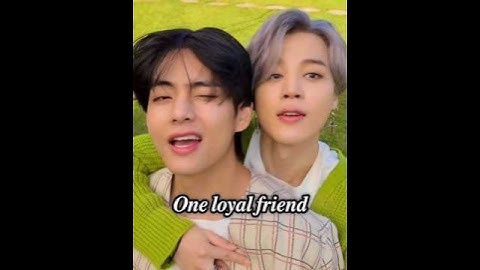 𝑶𝒏𝒆 𝒍𝒐𝒚𝒂𝒍 𝒇𝒓𝒊𝒆𝒏𝒅 ||Vmin#jimin#taehyung #bts#trending #shorts#fyp