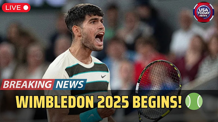 Wimbledon 2025 Kicks Off! Alcaraz, Sabalenka, Osaka & More in Action । USA TODAY NEWS