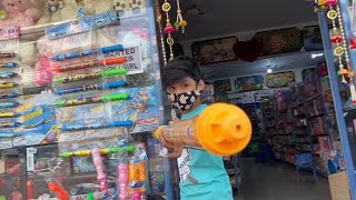 Holi Shopping with Mom | Water Balloons| Colours| Vlog | Booster Prabhanjan