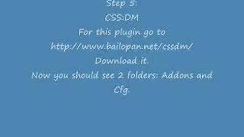 How to make a CS:S Dedicated server