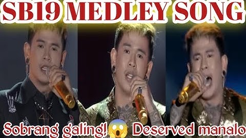 MARKO RUDIO | SB19 MEDLEY SONG | TAWAG NG TANGHALAN | SHOWTIME