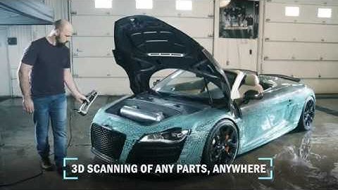 [3DMASTER] VIDEO Máy scan 3D MÀU nhanh nhất thế giới Go!SCAN SPARK,