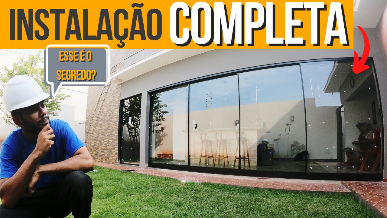 APRENDA INSTALAR PORTA MAX DESLIZANTE  - EM VÃOS TORTOS!