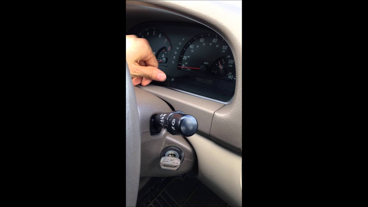 How to Reset the Maintenance Light on a Toyota Camry! - YouTube