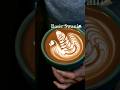 Basic latte art swan coffee latte latteart new viral viraltrending art music swan