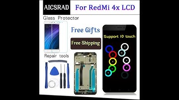 Xiaomi Redmi 4X LCD Display Touch Screen Digitizer Assembly Replacement With Frame For Xiaomi Redmi