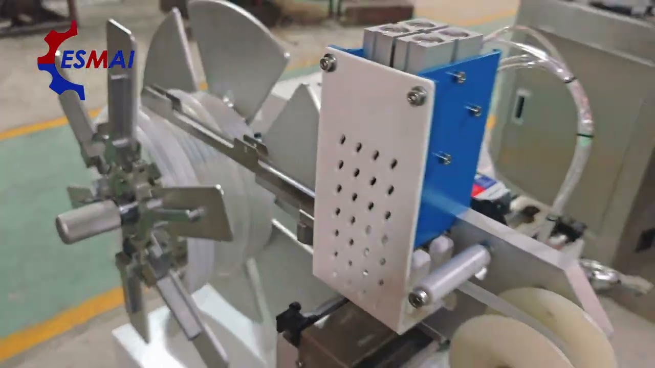 High speed silicone tube roll winding machine with tube size measureES-054-1