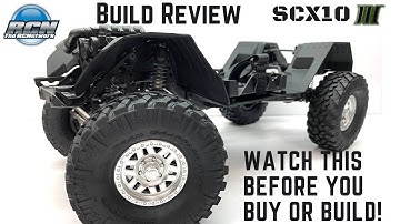 Axial SCX10iii - Build Review - In Depth Look at the Chassis - How it Assembles