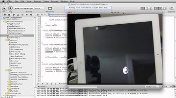 iOS App Development - Cocos2D Touch events, Actions and using the Accelerometer