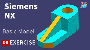 Siemens NX Tutorial for beginners,basic model exercise -008