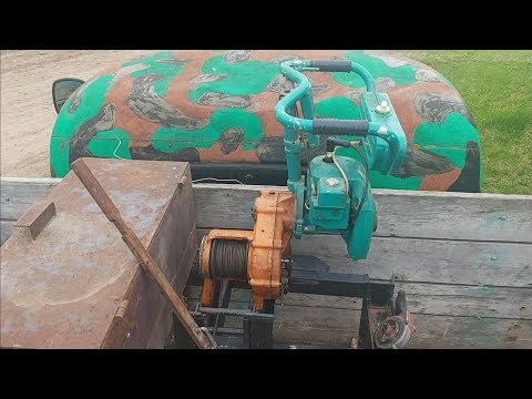 Проект монтаж Мотолебедки