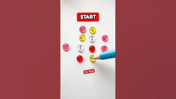 Nối các giọt nước từ 1 đến 10 - số 2 ở đâu ra vậy???🤔 #funny #gaming #drawing