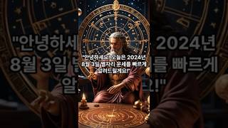 24년 8월 3일 별자리운세 #운세 #별자리운세 #물병자리 #물고기자리 #양자리 #황소자리 #쌍둥이자리 #게…