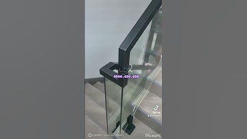 tay vịn inox cầu thang kính mẫu đẹp siêu hót #cauthangdep #tayvin #tayvinnhom3d #trending #lilox