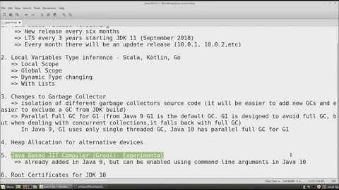 Java 10 - Features and Review