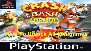 Crash Bash (DEMO) - How To Unlock All Minigames