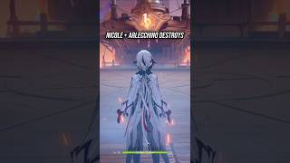 C2 Nicole + Arlecchino vs Fearless Hydro Tulpa #GenshinImpact #GenshinLunaVII #Nicole