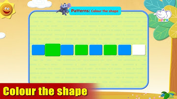 K1 - Module 7 - Exercise 1 Colour the shape | Appu Series | Kindergarten Math Learning