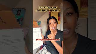 “The Royal Decree-Your guide to Spiritual Alignment.” #alignment #facts #identity