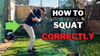 How To Correctly Squat In The Downswing - 3 Simple Steps